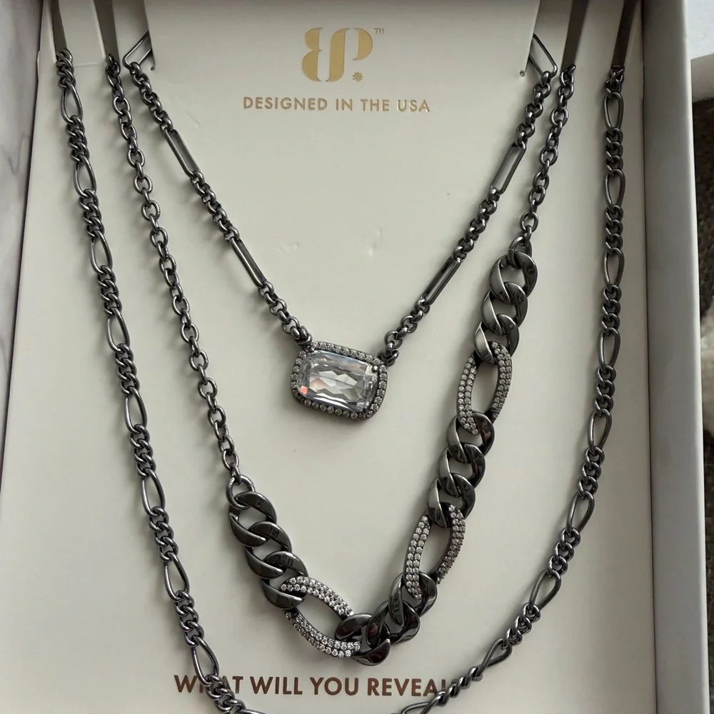 ✨ Luxe Layers by BP — “A Joyous Day” Necklace Set ✨ - Picture 1 of 3